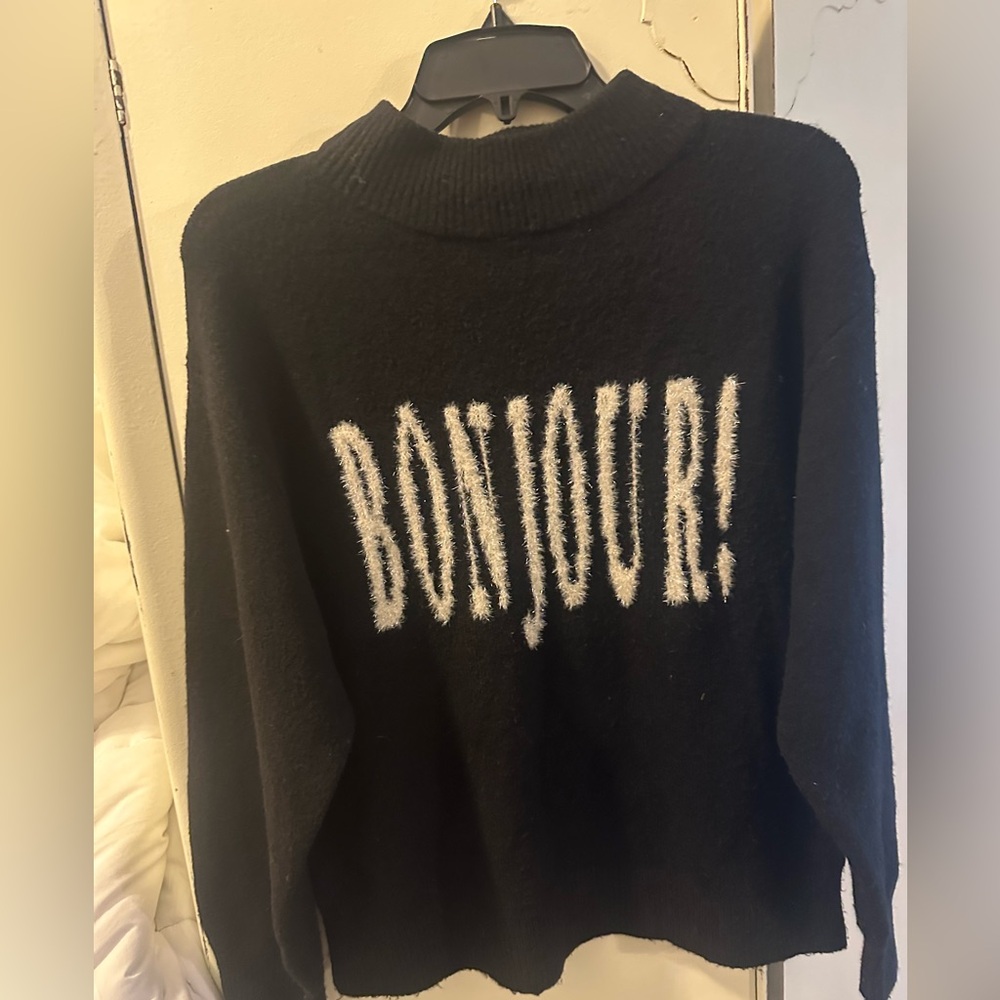 a new day Black Cowl Neck Sweater